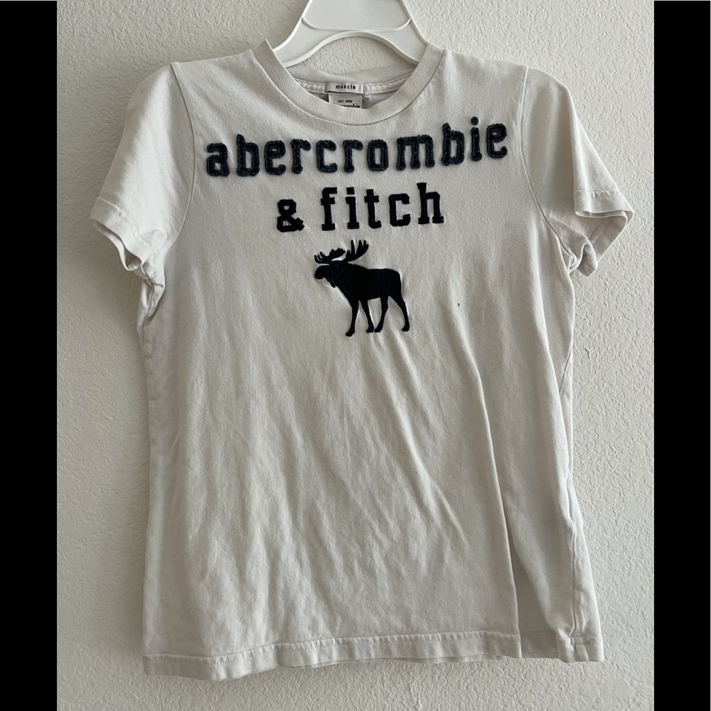 Abercrombie Kids White Muscle T-shirt